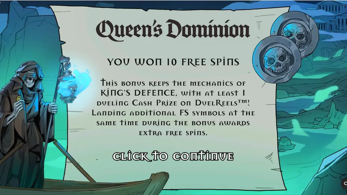 Dynasty of Death slot game interface featuring Hades and Persephone